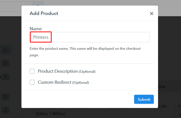 Add Product to Start Selling Printers Online