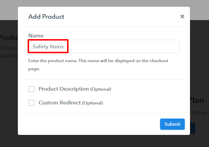Add Product to Start Selling Safety Items Online