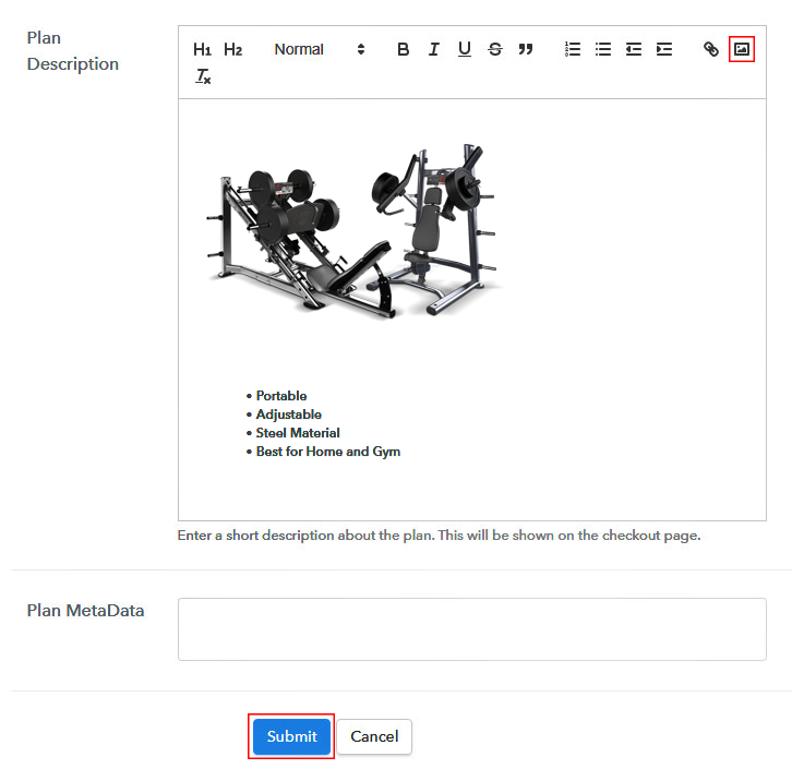 Add Image & Description to Sell Workout Equipment Online