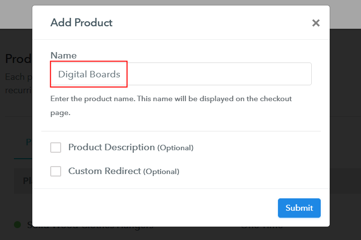 Add Product to Start Selling Digital Boards Online