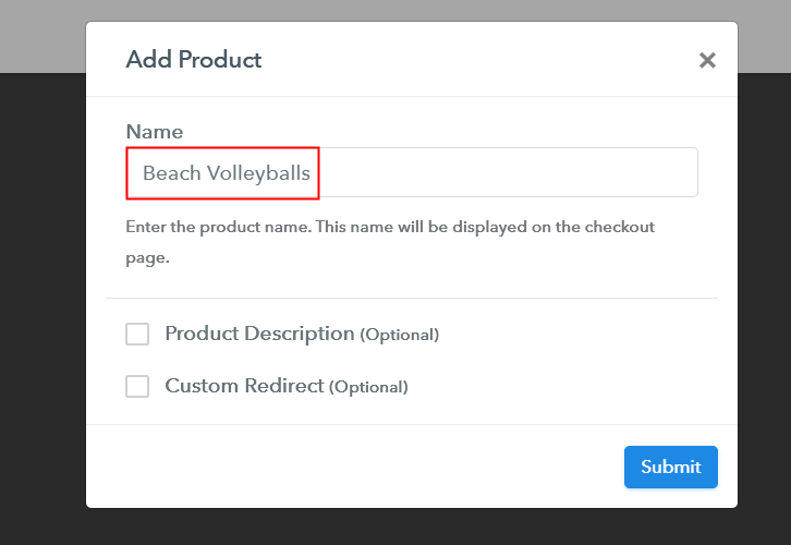Add Product to Start Selling Beach Volleyballs Online