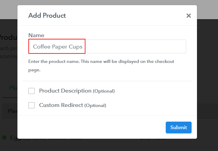 Add Product to Start Selling Coffee Paper Cups Online