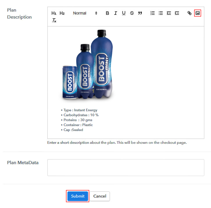 Add Image To Sell Energy Drinks Online