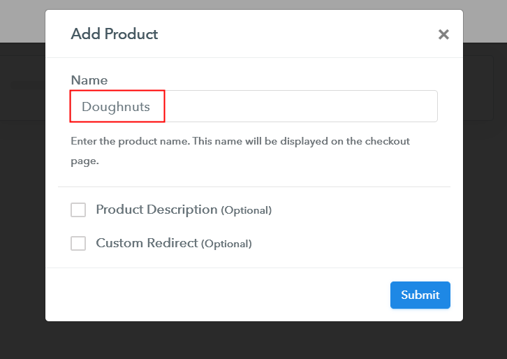 Add Product to Start Selling Doughnuts Online