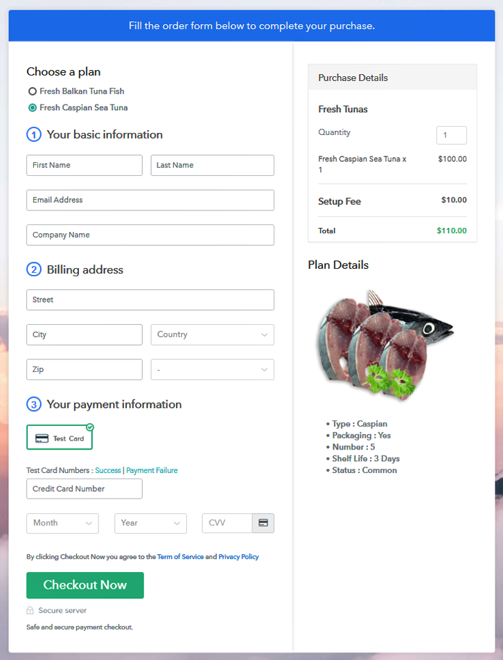 Multiplan Checkout To Sell Fresh Tunas Online