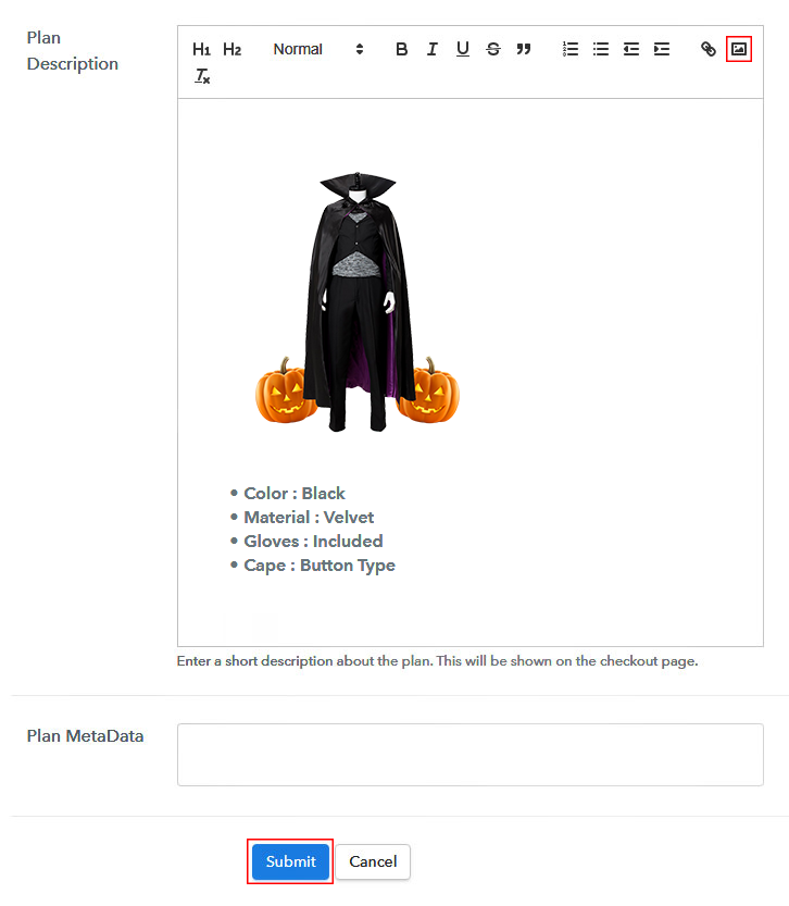 Add Description To Sell Halloween Costumes Online