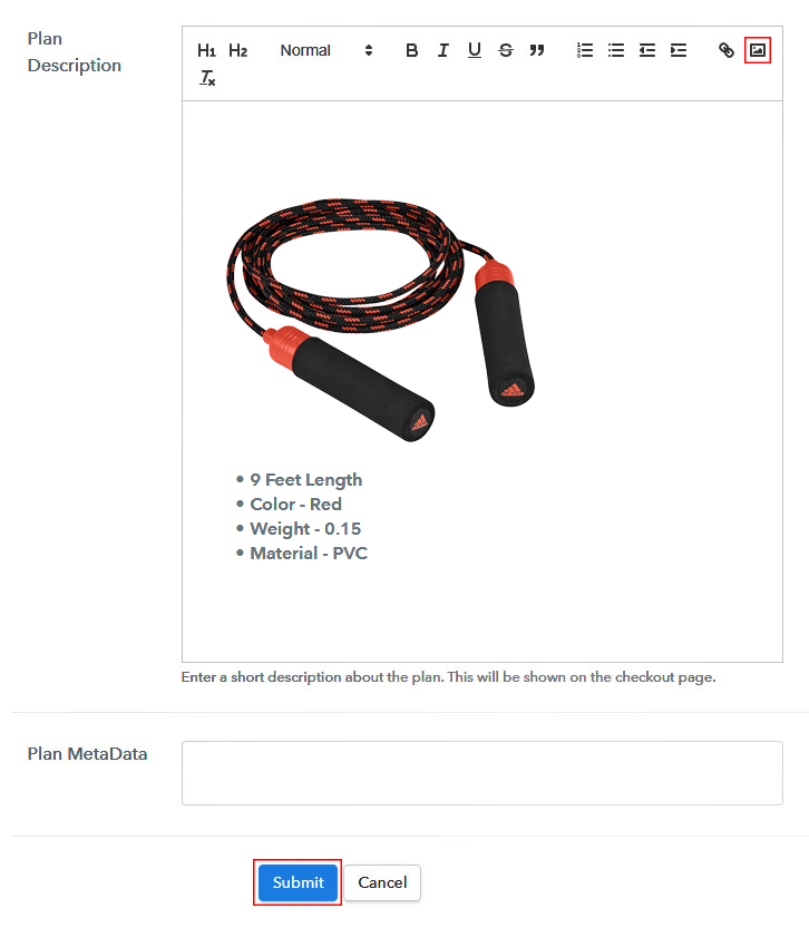 Add Image & Description of Jump Ropes