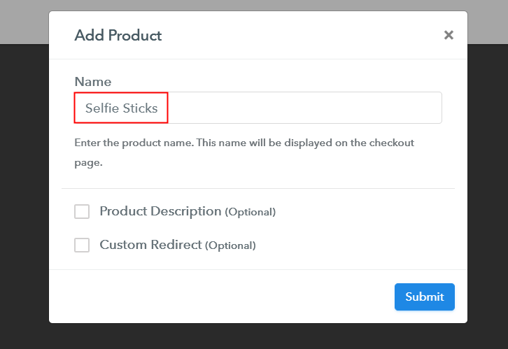 Add Product to Start Selling Selfie Sticks Online