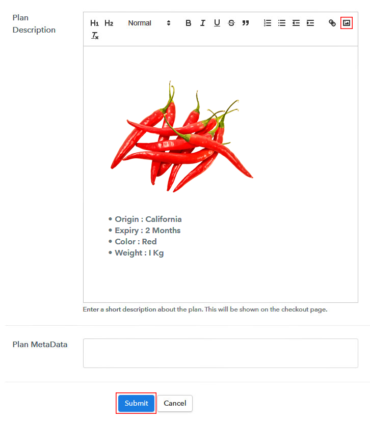 Add Plan To Sell Red Peppers Online