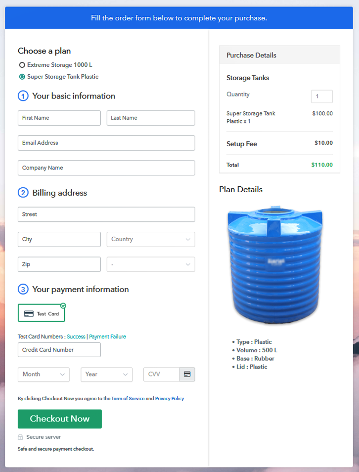 Multiplan to sell storage tanks online