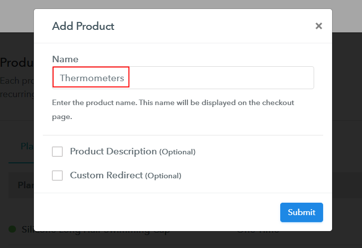 Add Product to Start Selling Thermometers Online