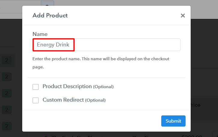 Add Product To Sell Energy Drinks Online