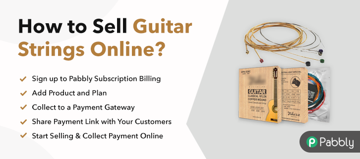 How to Sell Guitar Strings Online