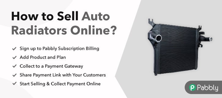 How to Sell Auto Radiators Online