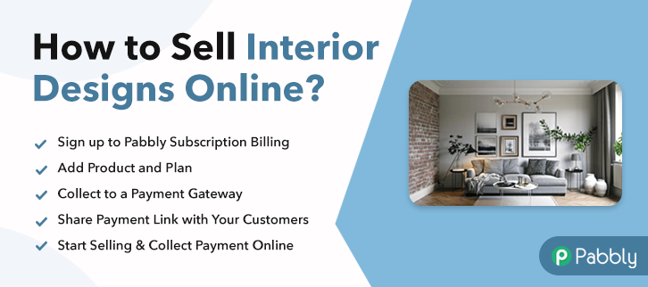 How to Sell Interior Designs Online