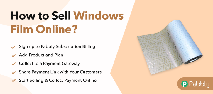 How to Sell Window Films Online