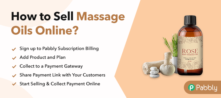 How to Sell Massage Oils Online