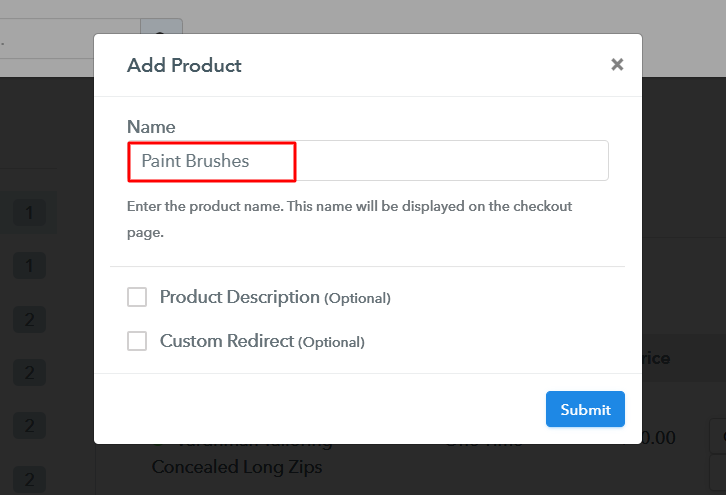 Add Product to Start Selling Paint Brushes Online