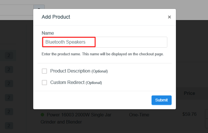 Add Product to Sell Bluetooth Speakers Online
