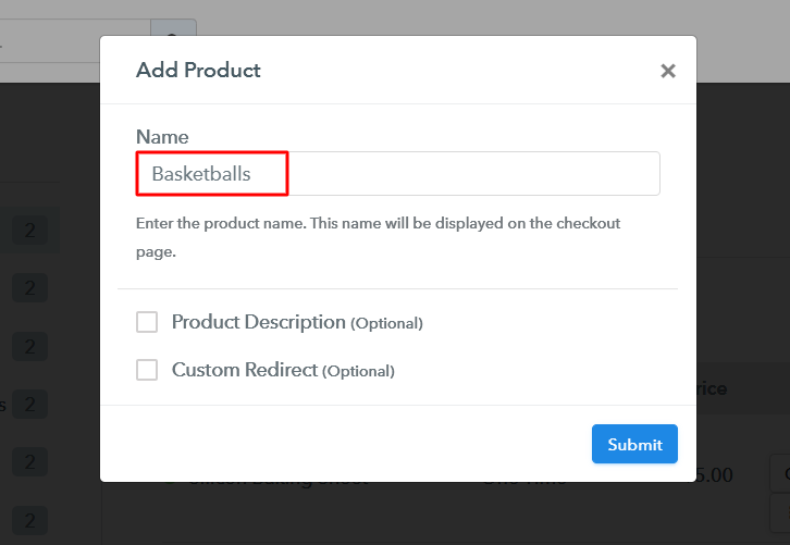 Add Product to Start Selling Basketballs Online
