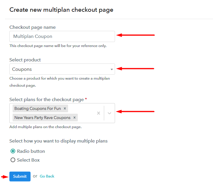 Add Multiplan To Sell Coupons Online