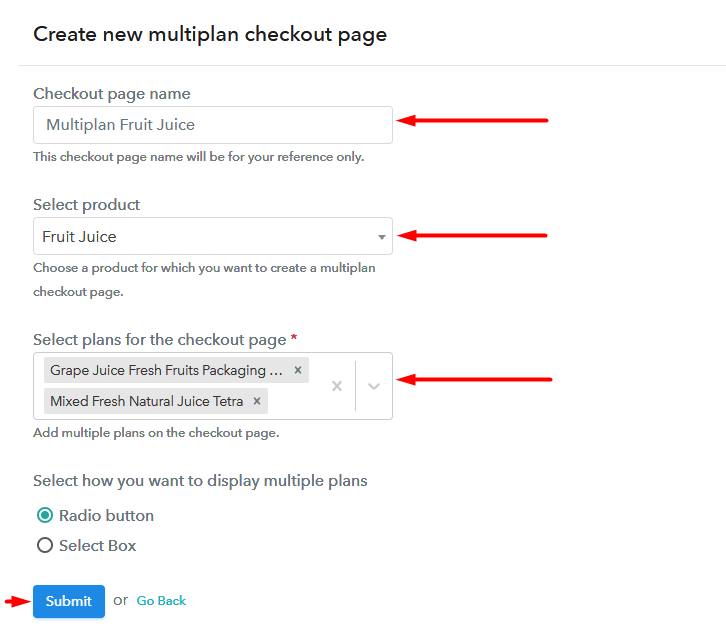 Add Multiplan To Sell Fruit Juices Online