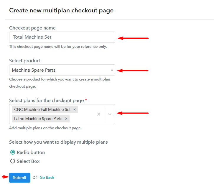 Add Checkout To Sell Machine Spare Parts Online