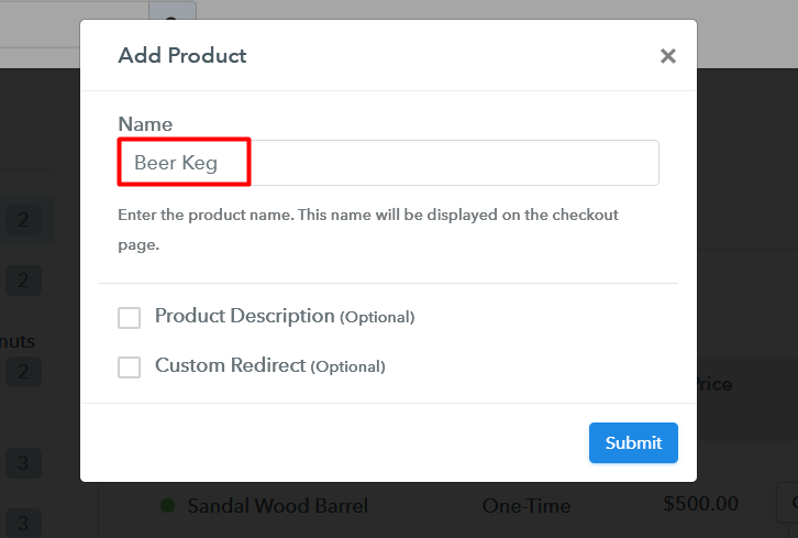Add Products to Sell Beer Kegs Online