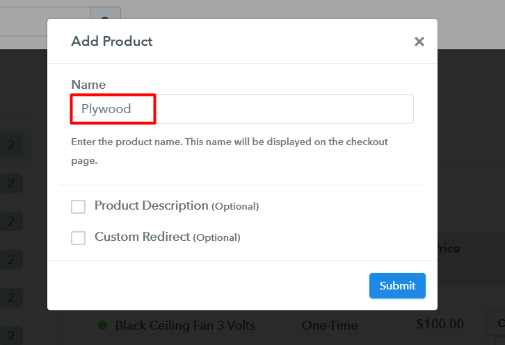 Add Product to Sell Plywoods Online