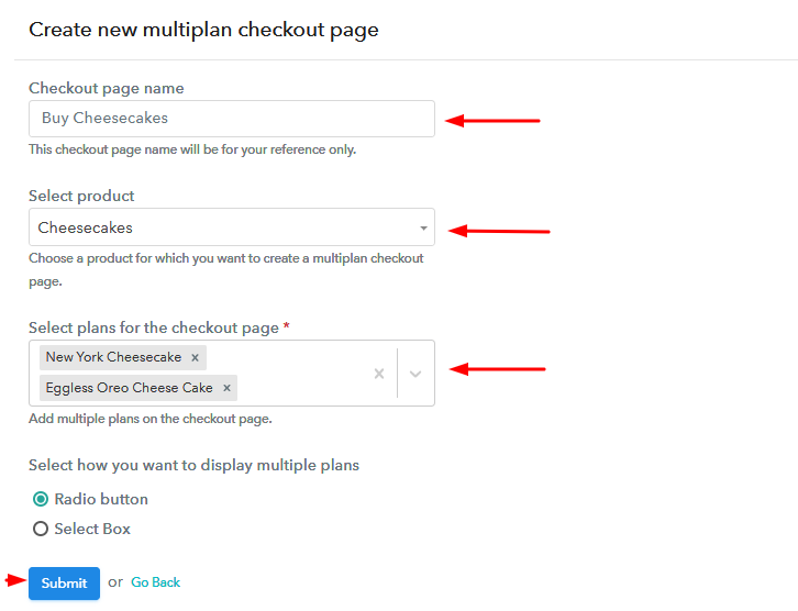 Add Multiple Products to Start Selling Cheesecakes Online