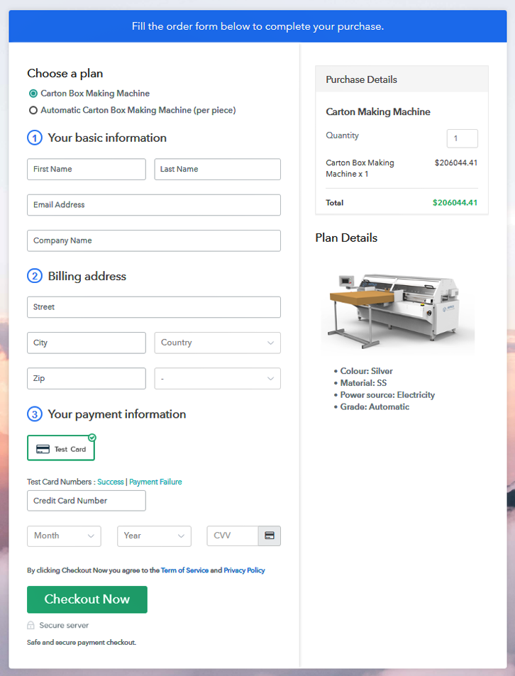 Sell Carton Making Machines Online Multi Checkout