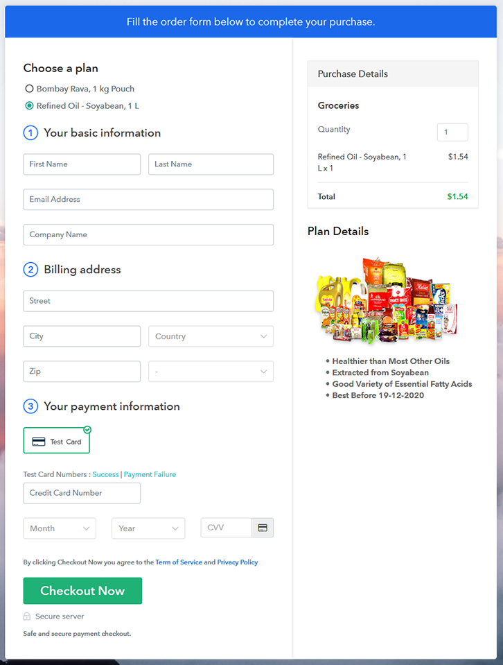 Sell Groceries Online Multi Checkout