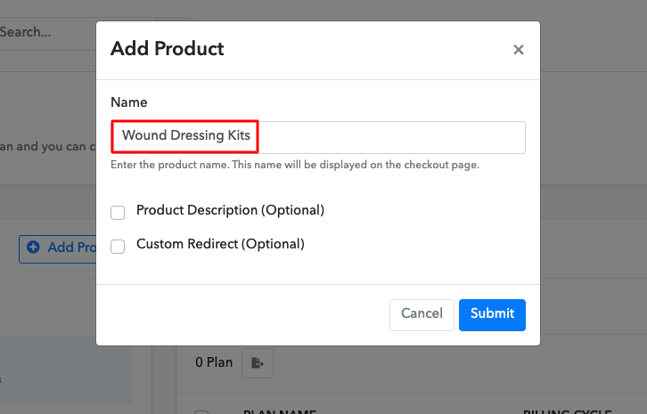 Sell Wound Dressing Kits Online Product Name