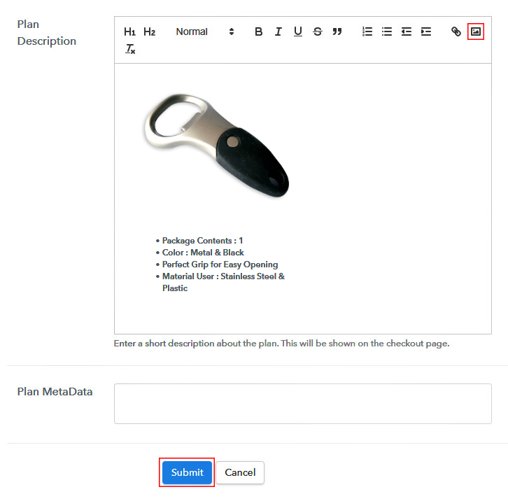 Add Image & Description to Sell Bottle Openers Online