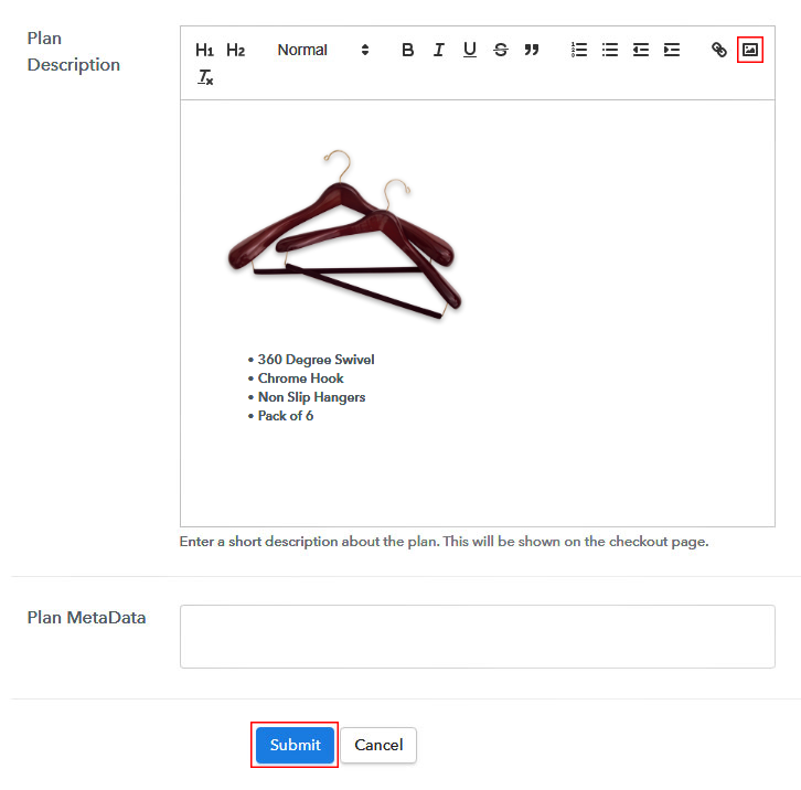 Add Image & Description to Sell Clothes Hangers Online