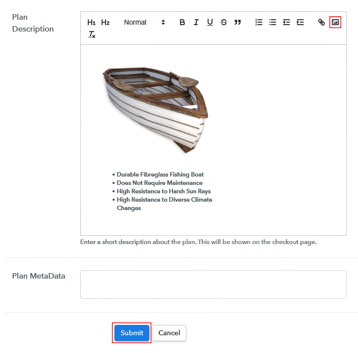 Add Image & Description to Sell Fishing Boats Online