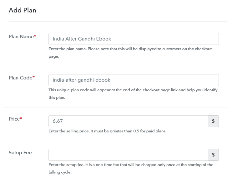 Add Plan to Sell Ebooks Online