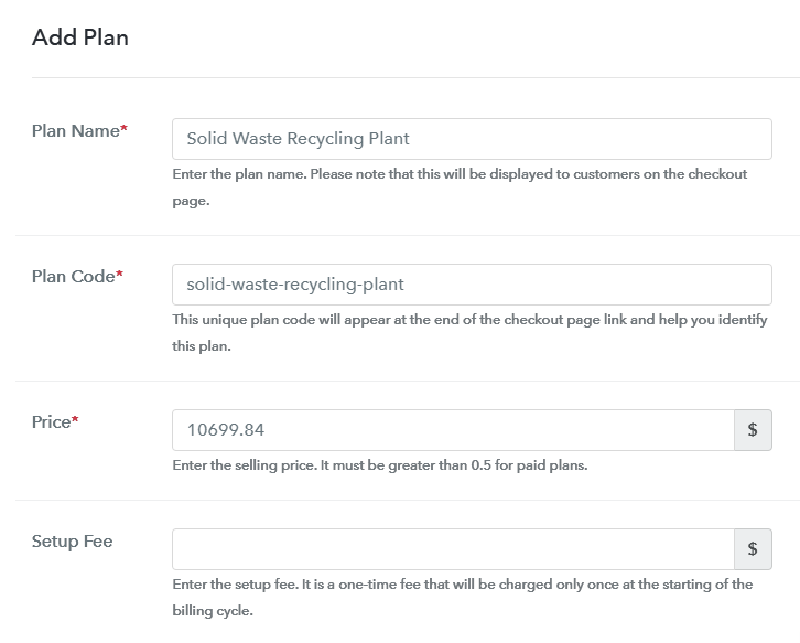 Add Plant to Sell Factory Waste Plant Online