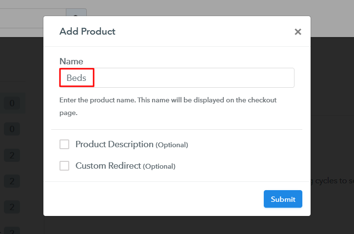 Add Product to Sell Beds Online