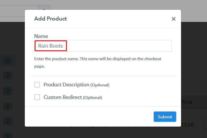 Add Product to Sell Rain Boots Online