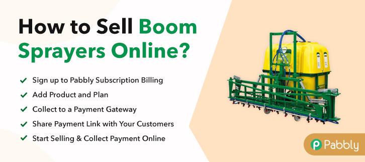 How to Sell Boom Sprayers Online