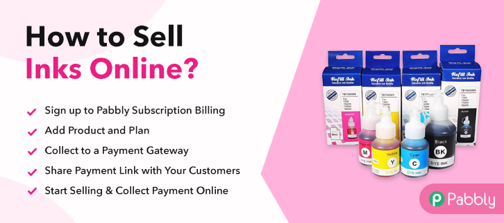 How to Sell Inks Online