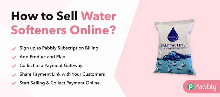 How to Sell Water Softeners Online