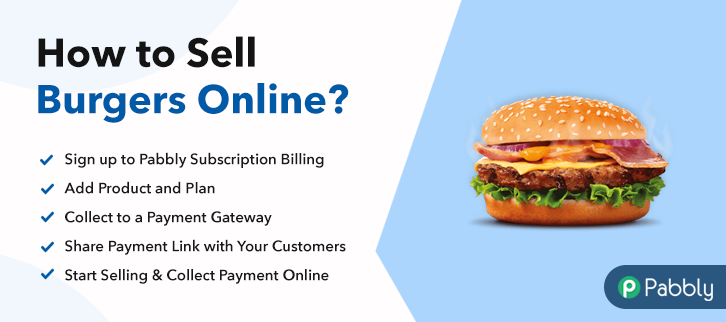 How to Sell Burgers Online