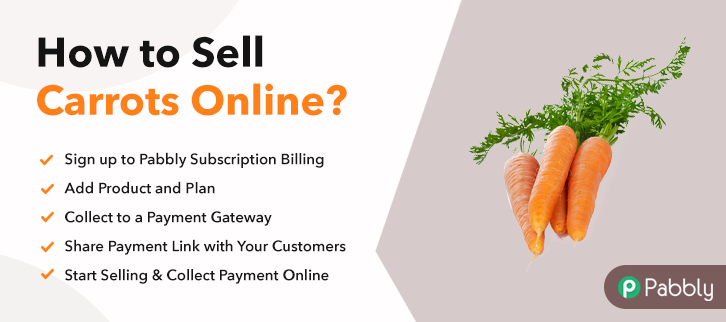 How to Sell Carrots Online