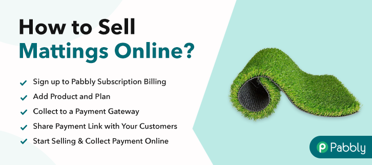 How to Sell Mattings Online