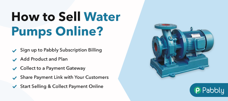 How to Sell Water Pumps Online