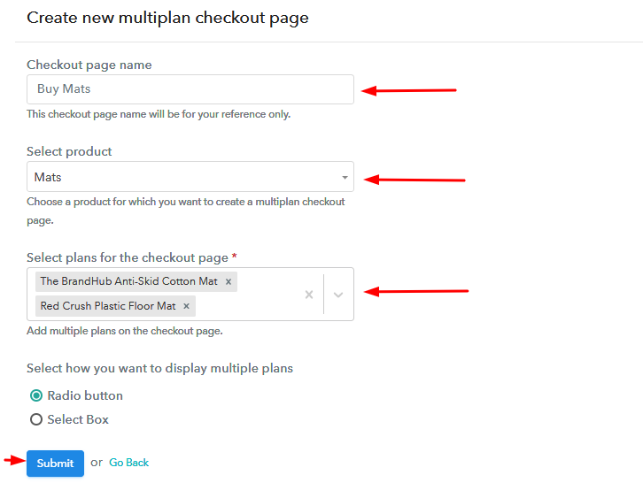 Add Plans to Sell Multiple Mats from Single Checkout Page