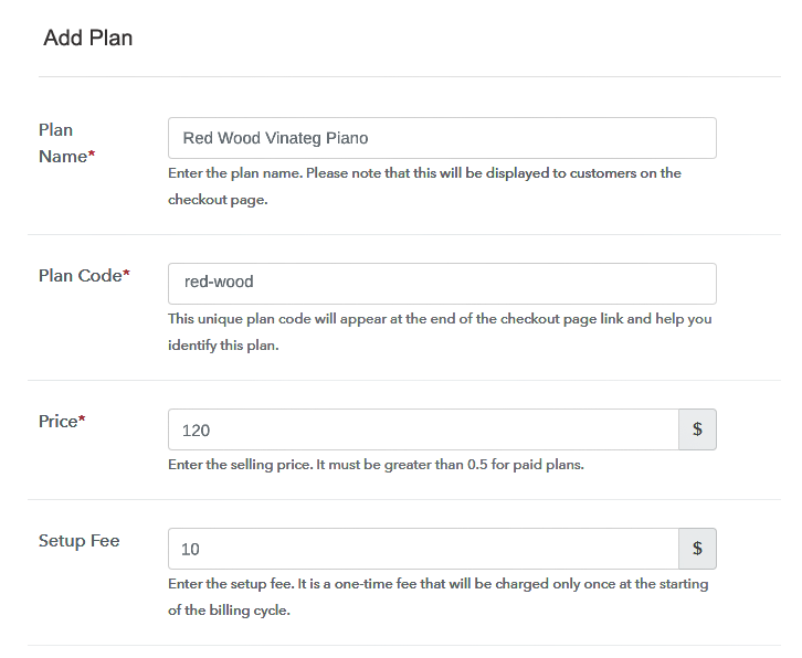 Add Plan Checkout To Sell Pianos Online