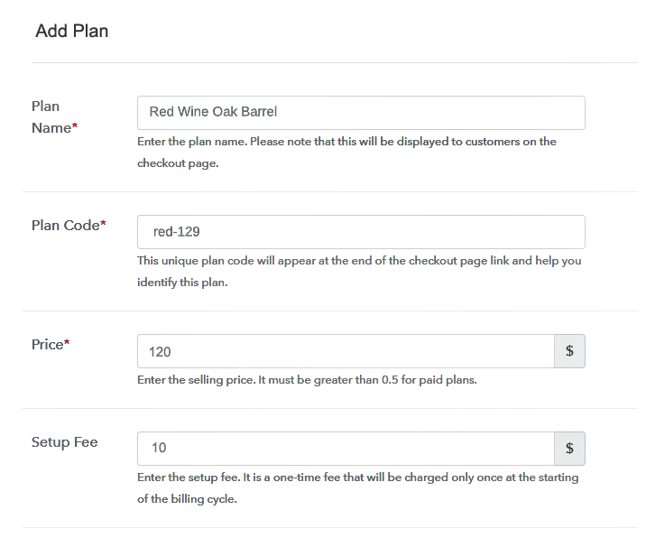 Add Plan to Sell Barrels Online